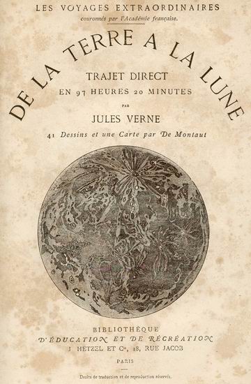 Couverture de De la Terre à la Lune